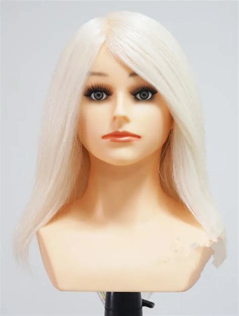 Hairdressing Training Heads 100 Human Hair 12 Mannequin Head With