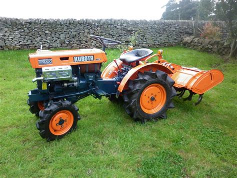 Kubota B5000 4wd Compact Tractor And Rotavator In Buxton Derbyshire