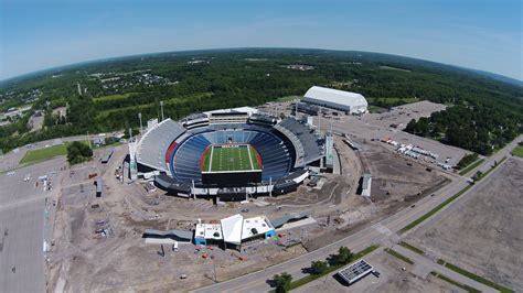 Aerial Photos Of The Progress At Ralph Wilson Stadium The Buffalo
