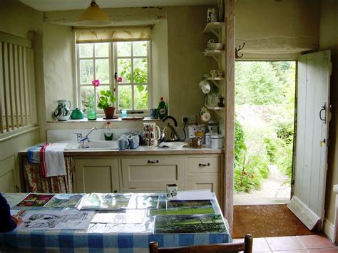 The kitchen garden can be thought of as a small oasis if the plants are grown correctly. garden visitor room in the little former school house ...