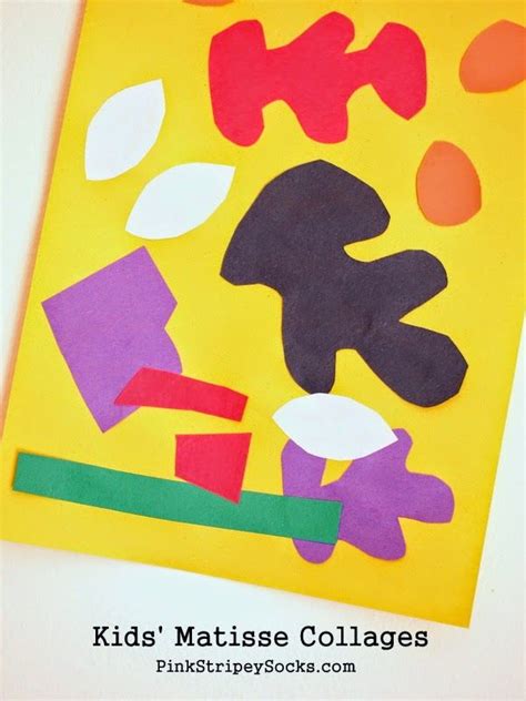 Easy Art Activity For Toddlers Matisse Inspired Collages Artists For