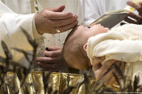Guard The Faith And Make It Grow Pope Tells Parents At Baptism