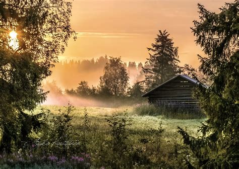 🇫🇮 Summer Golden Hour Finland By Asko Kuittinen 🌅 Eventyr Malerier
