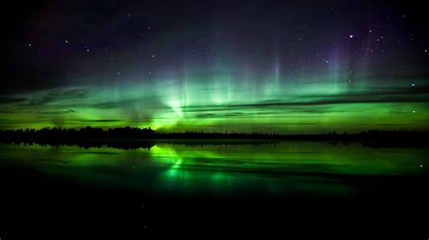 Hd Wallpaper Green Northern Light Sky Iceland Aurora Borealis