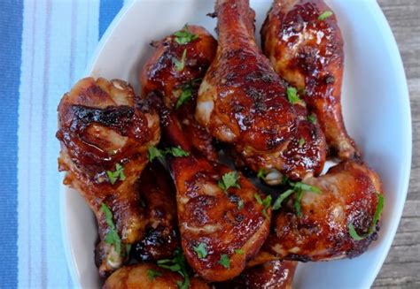 Sweet and spicy roasted chicken drumsticks | eat. live ...