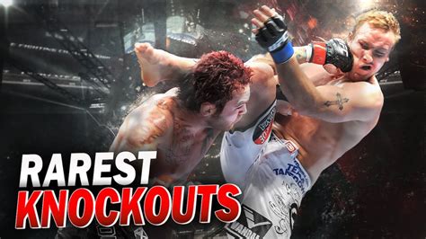 The Most Rarest And Unique Knockouts In Ufc Mma History Youtube