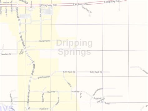 Dripping Springs Tx Zip Code Map