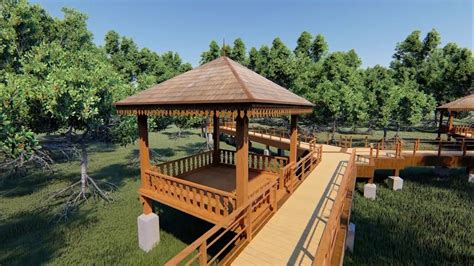 Hutan payau ini mulai dirintis pada tahun 1978 namun baru dijadikan hutan kota, berdasarkan keputusan bupati cilacap, pada tanggal 2 maret 2009. Desain Kawasan Wisata Hutan Mangrove di Desa Marannu ...
