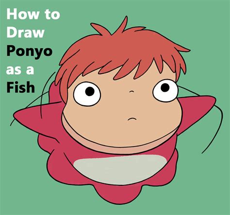 Ponyo Fish Drawing