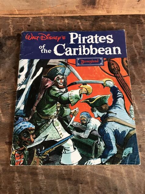 Vintage 1968 Walt Disneys Pirates Of The Caribbean Disneyland