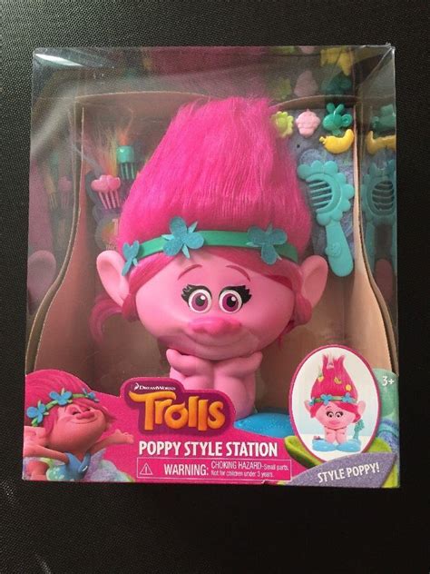 Dreamworks Animation Trolls Poppy Hairiffic Makeover Styling Toy Station 1842628100