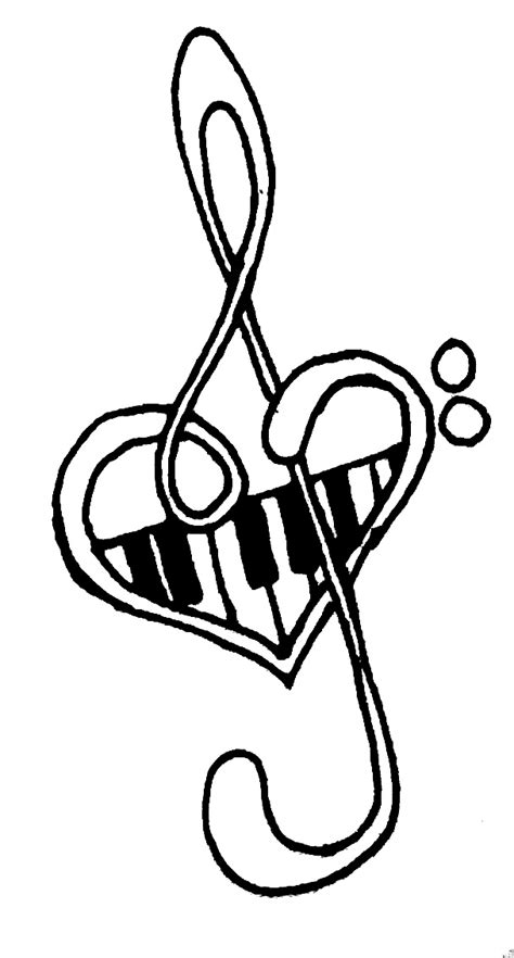 Cool Music Notes Drawings Clipart Best