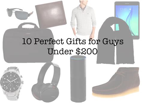 While you can't give expensive gifts all the time, here are $200 and under. 10 Perfect Gifts for Guys under $200 - JulietLyLillyRose