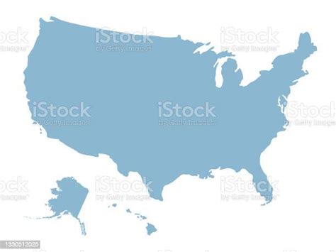 United States Map Stock Illustration Download Image Now Usa Map
