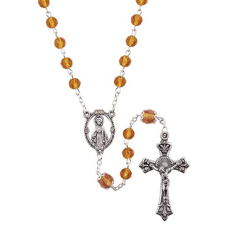 November Birthstone Rosary The Catholic T Store