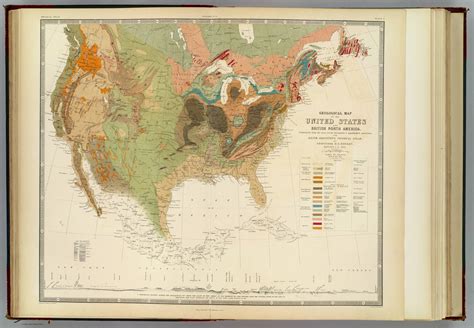 Geol Map Us David Rumsey Historical Map Collection