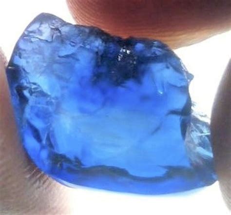 Sapphire Rough Facet Gem Gemstone Blue Sri Lanka Genuine Natural Uncut