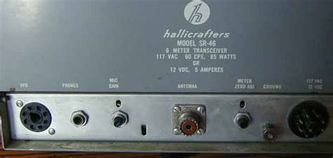 Hallicrafters 2 Meter Transceiver Sr46