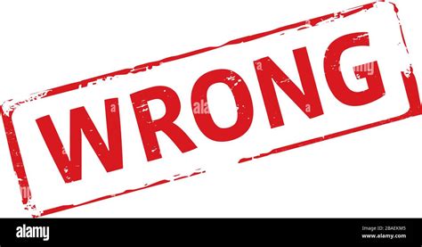 Wrong Vector Vectors Hi Res Stock Photography And Images Alamy
