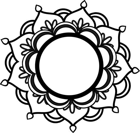 Monogram Mandala SVG - Etsy