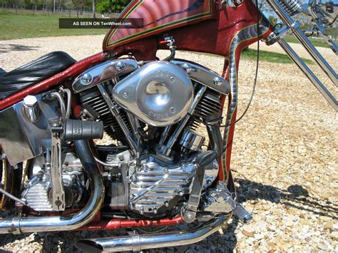 1960 Antique Collectable Harley Davidson Chopper 1970 Build And Paint