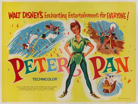 Peter Pan 1953 Poster Peter Pan Photo 43110487 Fanpop