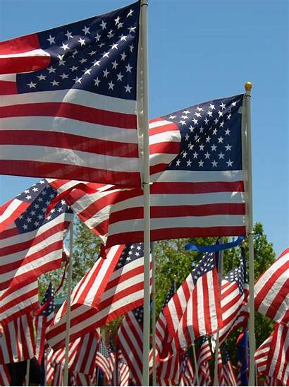 Memorial American Flags Military State Florida Country