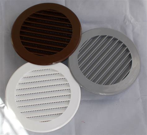 New stainless steel bathroom ceiling air vent round wall cover 80/100/120/160mm. Air Vent Grille Cover Wall Ceiling Ducting or Adjustable ...