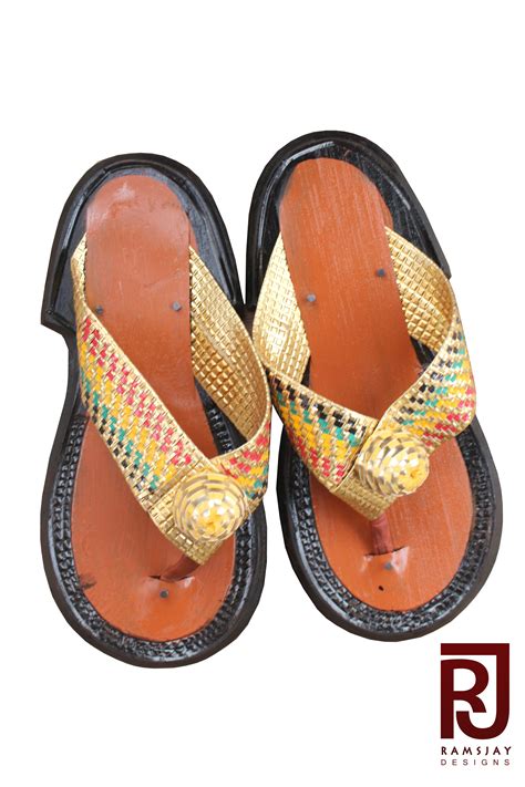 Mens Handmade Ghanaian Traditional Slippers Mens Shoes Sandals