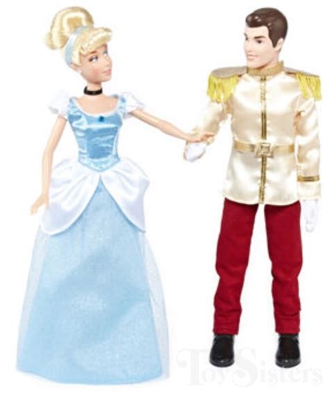 Disney Doll Cinderella Jc Penny Couple Set Prince Charming Toy Sisters