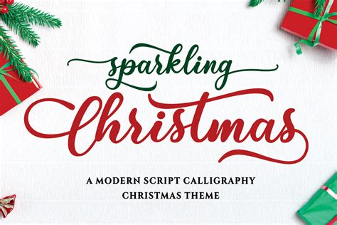 Sparkling Christmas Font Girinesia Fontspace