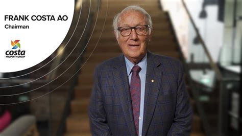 The geelong native has been a prominent figure in the region for more than four decades, after inheriting the. Full Circle with Frank Costa, Chairman, Costa Property Group - YouTube