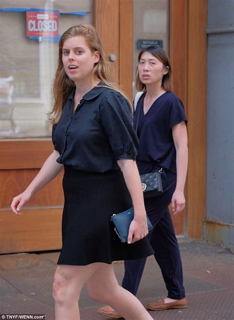 Princess Beatrice Shows Off Her Edgy Office Look In Pink Socks