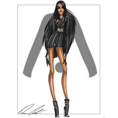 Illustrations By Trendy By Daren J Aaliyah Collection High Fashion