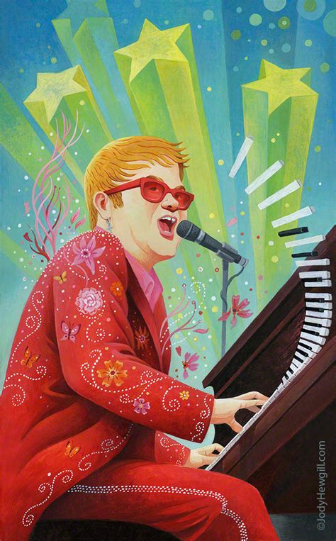Elton John For Rolling Stone — Jody Hewgill Illustration