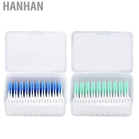 Hanhan Interdental Brush Disposable Soft Cleaning Floss Toothpicks For