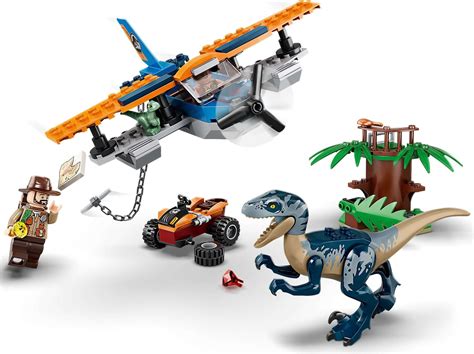 Lego Jurassic World 75942 Velociraptor Biplane Rescue Mission Brickollector Nz