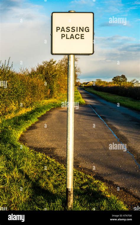 Passing Place Sign High Resolution Stock Photography And Images Alamy