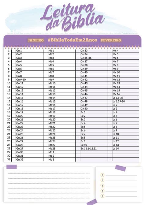 Novo Plano De Leitura Da BÍblia Para 2021 Download Grátis Planos