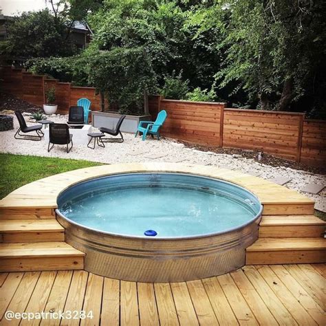 Stock Tank Diy Hot Tub Most Backyards Would Benefit From The Country