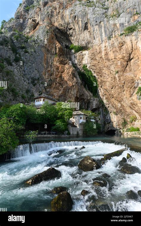 Blagaj Tekija A Dervish Monastery At The Source Of The Buna River