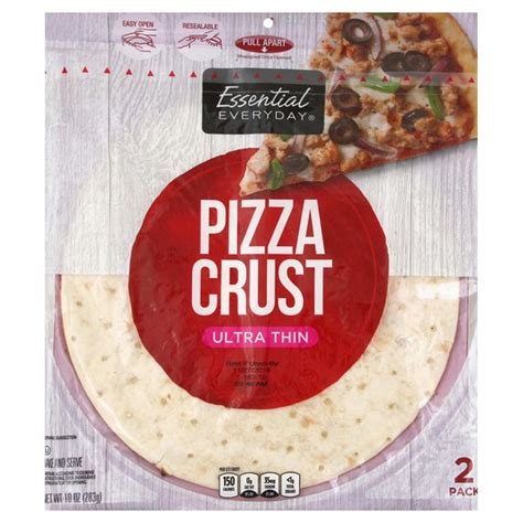 Essential Everyday Pizza Crust Ultra Thin 2 Pack 2 Each Instacart