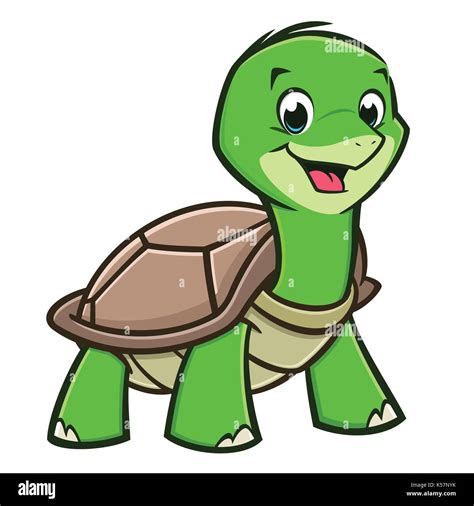 Cartoon Baby Turtle Stock Vector Image And Art Alamy