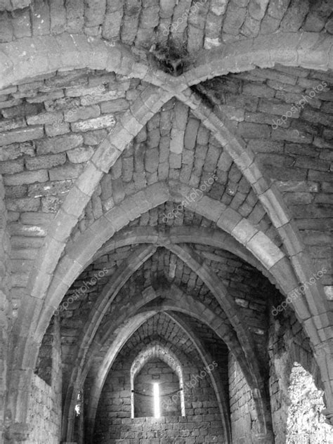 Crusader Fortress Cloisters Acre Castle Acre Israel — Stock Photo