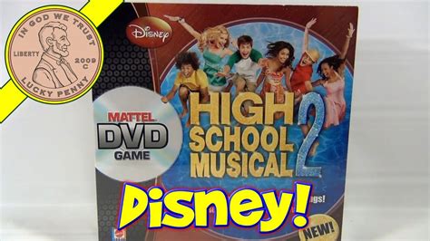 Disney High School Musical 2 Dvd Game 2007 Mattel Toys Youtube