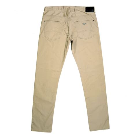Shop For Mens Extra Slim Fit Jeans In Beige From Armani