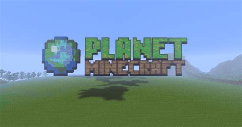 Planet Minecraft Logo Pixel Art Minecraft Map