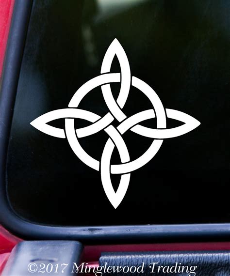Witches Knot 5 Vinyl Decal Sticker Wiccan Symbol Protection Witchs