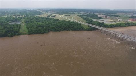 Runaway Barges From Port Of Muskogee Strike Dam