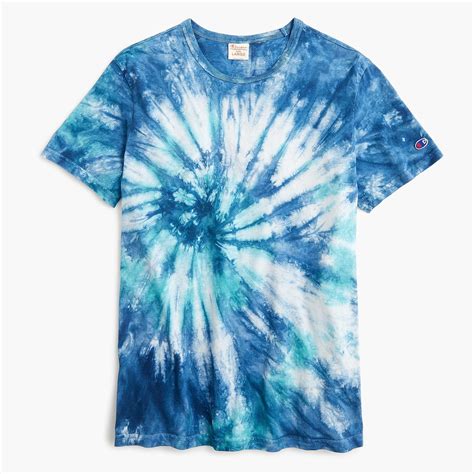 Lyst Champion Tie Dyed T Shirt In Blue For Men